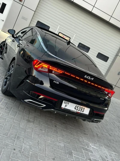Kia GT k5 2023 BLACK RENTAL IN DUBAI - undefined